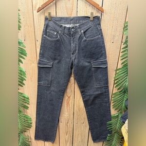 Gucci jeans size 27 Dark Gray Cargo Jeans